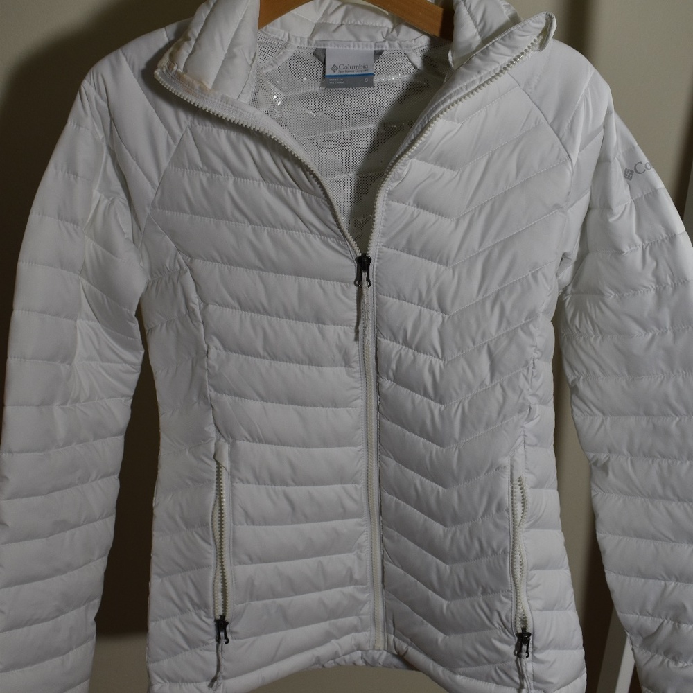 Women's White Columbia Jacket